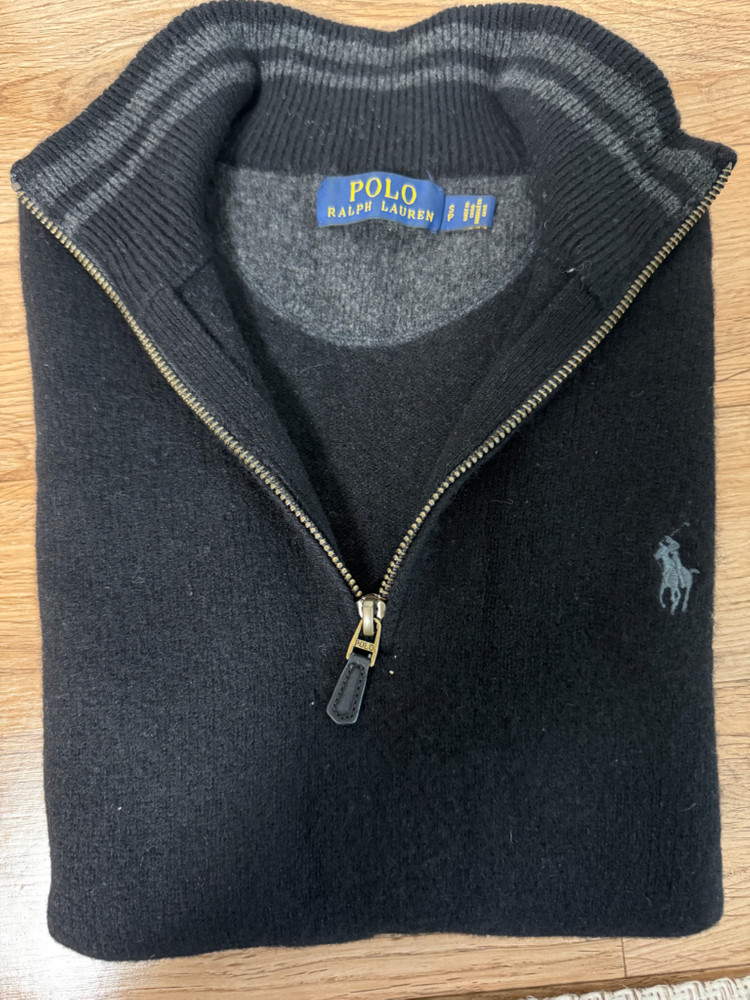 폴로 반집업 니트 s--1