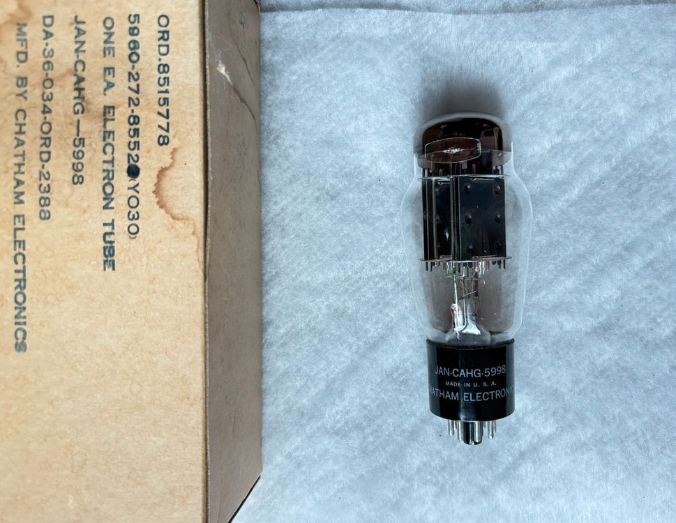 Tungsol 텅솔 5998. 군용 NOS NIB 1개 판매 이미지