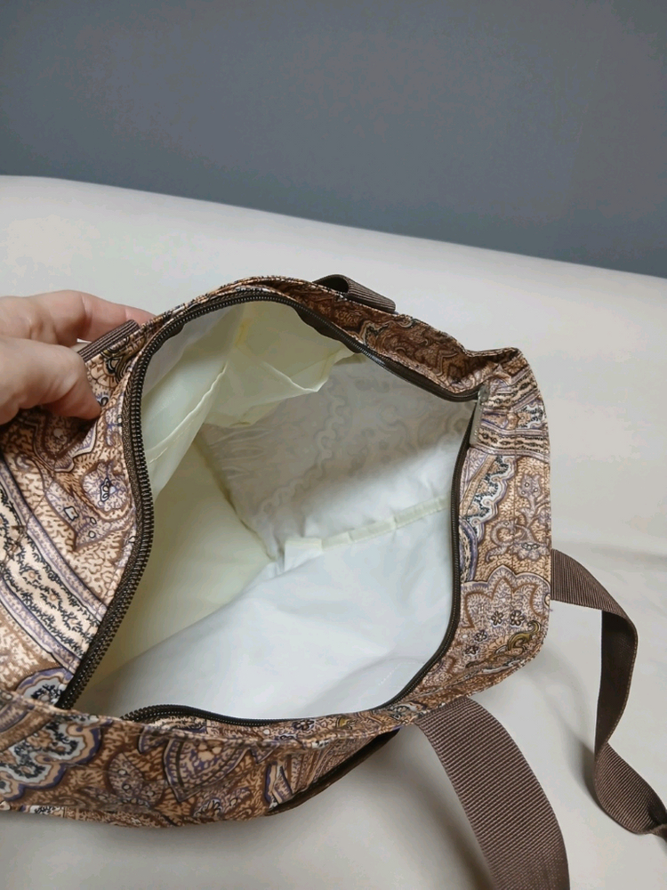 [올리비아 하슬러] 패브릭 숄더백--4