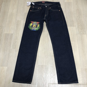 (30) 새상품 데드스탁 리바이스 Levis 타입원 2003 한신 타이거즈 우승 기념 팬츠