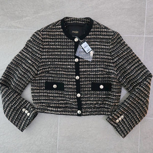 마쥬 트위드 크롭자켓