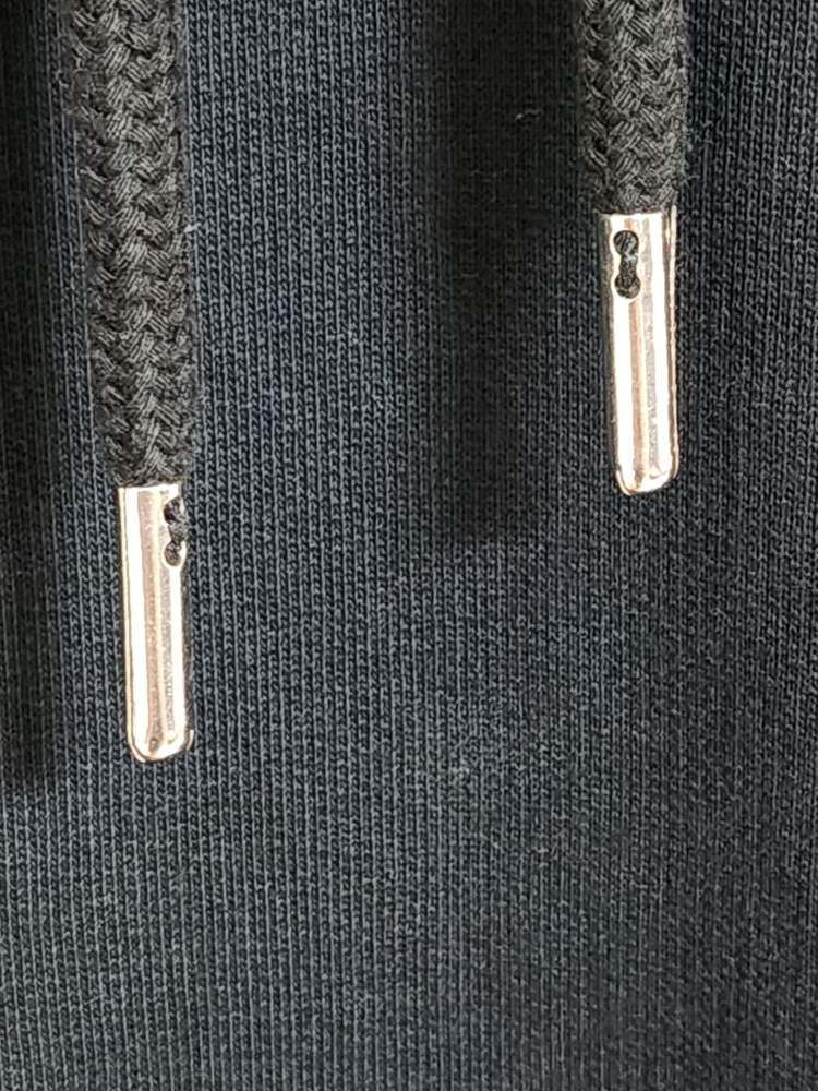 L 아미 블랙 스몰 하트자수 남성 후드티 BFHJ008 730 이미지