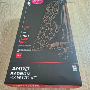1달사용 xfx 라데온 RX 9070 XT 그래픽카드 이미지