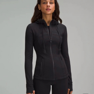 룰루레몬 블랙 후드 자켓 6사이즈