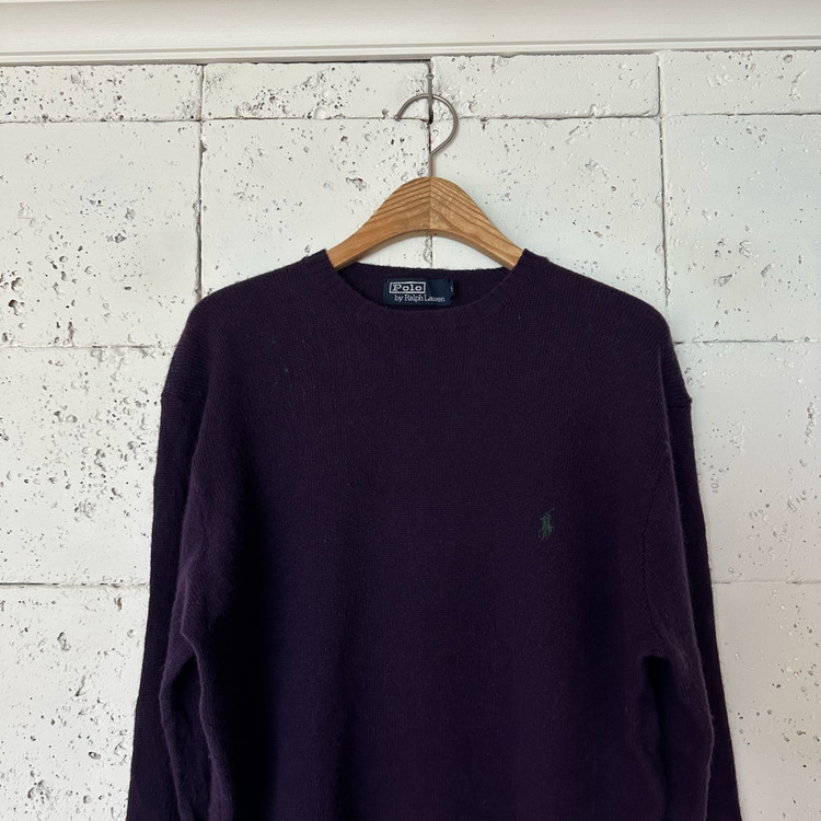 해외S 폴로 랄프로렌 빈티지 울 니트--1