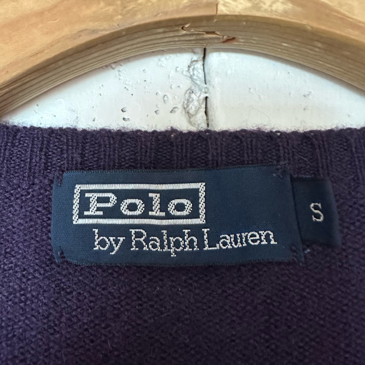 해외S 폴로 랄프로렌 빈티지 울 니트--2