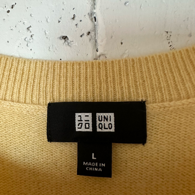 L 유니클로 캐시미어 니트--2