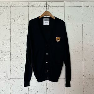 우먼90 모스키노 가디건 블랙