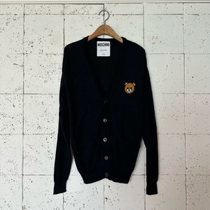 우먼90 모스키노 가디건 블랙