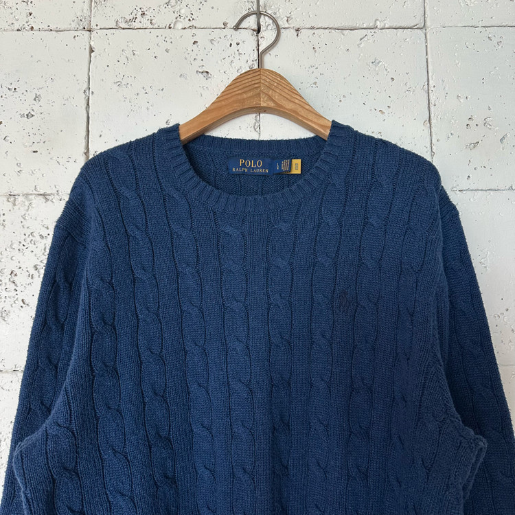 L 폴로 랄프로렌 코튼 니트--1