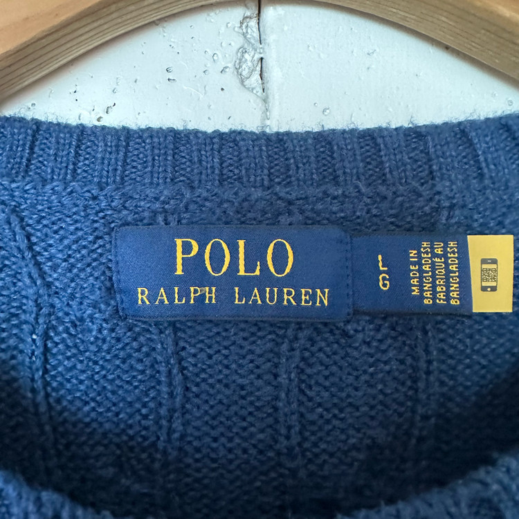 L 폴로 랄프로렌 코튼 니트--2