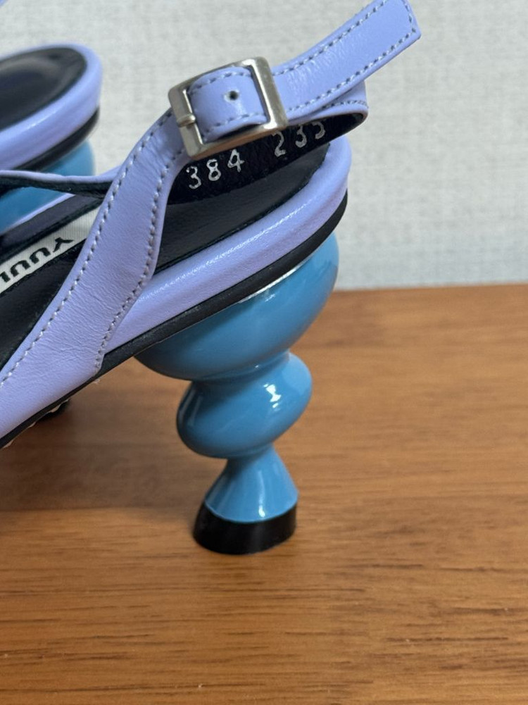 율이에 펌프스 스틸레토 pvc 샌들 힐 뮬 235 이미지