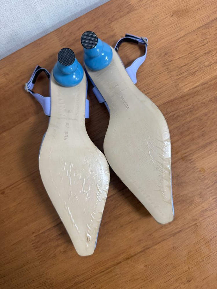 율이에 펌프스 스틸레토 pvc 샌들 힐 뮬 235 이미지