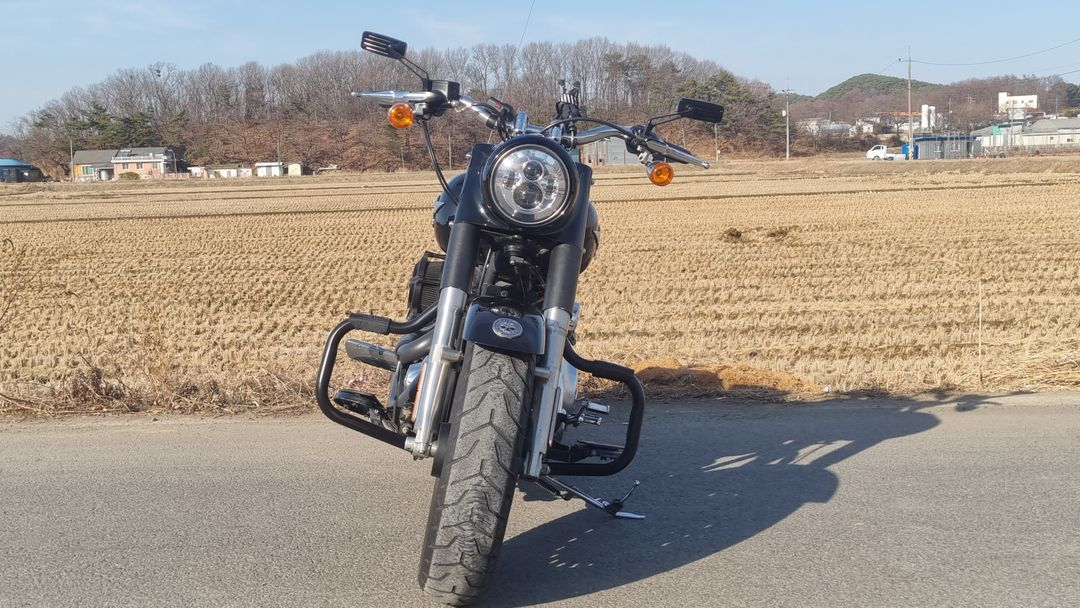 명의이전 할리데이비슨 팻보이 15년식/2만4천키로수/바버튜닝--1