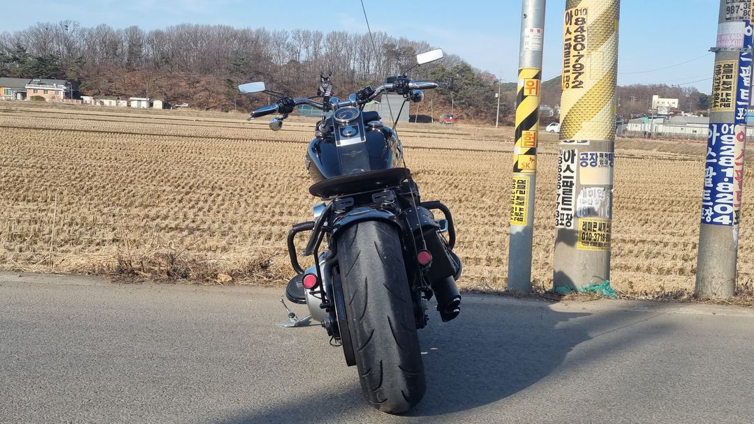 명의이전 할리데이비슨 팻보이 15년식/2만4천키로수/바버튜닝--5