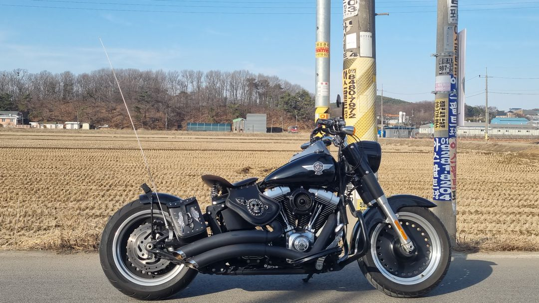 명의이전 할리데이비슨 팻보이 15년식/2만4천키로수/바버튜닝--7