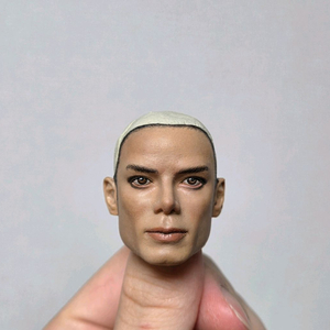 1/6 마이클잭슨 식모용 민머리 헤드 리페인팅