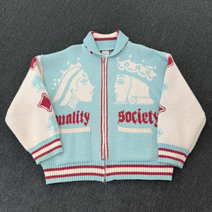 가터갤러리 포커 코위찬 니트 집업