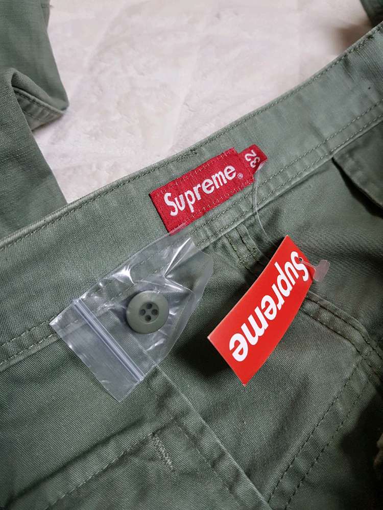 슈프림 카고 팬츠 올리브 23SS--7