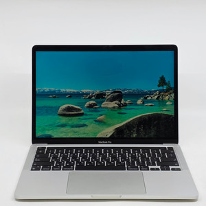 APPLE 맥북프로13 M1 256GB 실버 풀박스 상태 최상급중고노트북