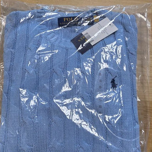 폴로 반팔 니트(여성용) 하늘색