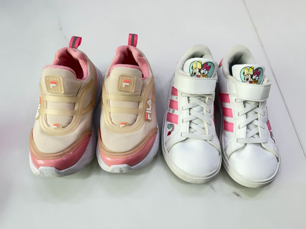 휠라 꾸미/아디다스 디즈니콜라보 운동화 170(세탁완료)--0