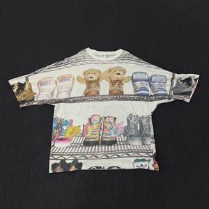 아디다스 제레미스캇 프린팅 하프 티셔츠