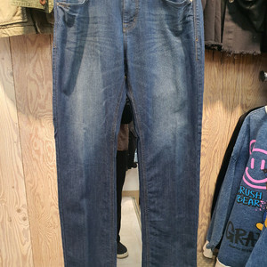 닉스(NIX) 남성 일자핏 중청 데님 팬츠 (82/32사이즈)