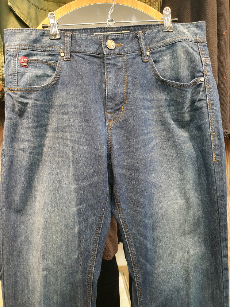 닉스(NIX) 남성 일자핏 중청 데님 팬츠 (82/32사이즈)--1