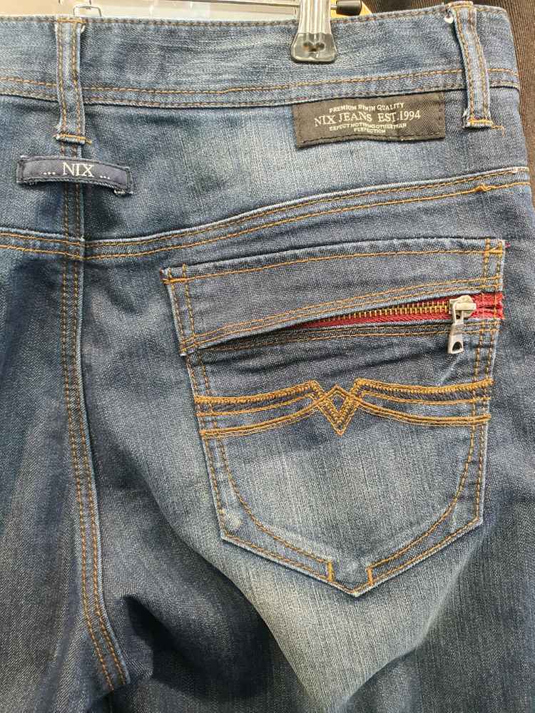 닉스(NIX) 남성 일자핏 중청 데님 팬츠 (82/32사이즈)--6