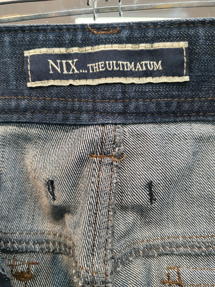 닉스(NIX) 남성 일자핏 중청 데님 팬츠 (82/32사이즈)--7