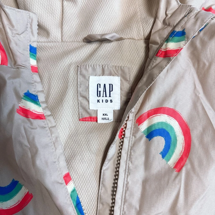 GAP 갭키즈 후드 레인보우 바람막이 ( xxl) 이미지