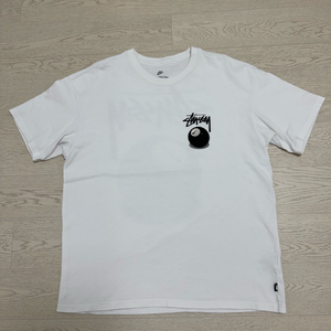 나이키 스투시 8볼 티셔츠 화이트 L 판매