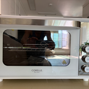 (미사용) 코렐 세카 에어프라이어 오븐 33L 화이트