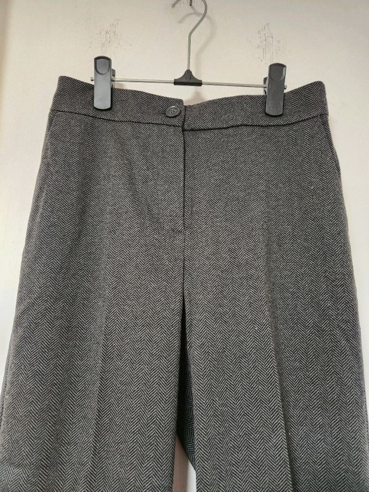 플라밍고 차콜 그레이 부츠컷 슬랙스66 이미지