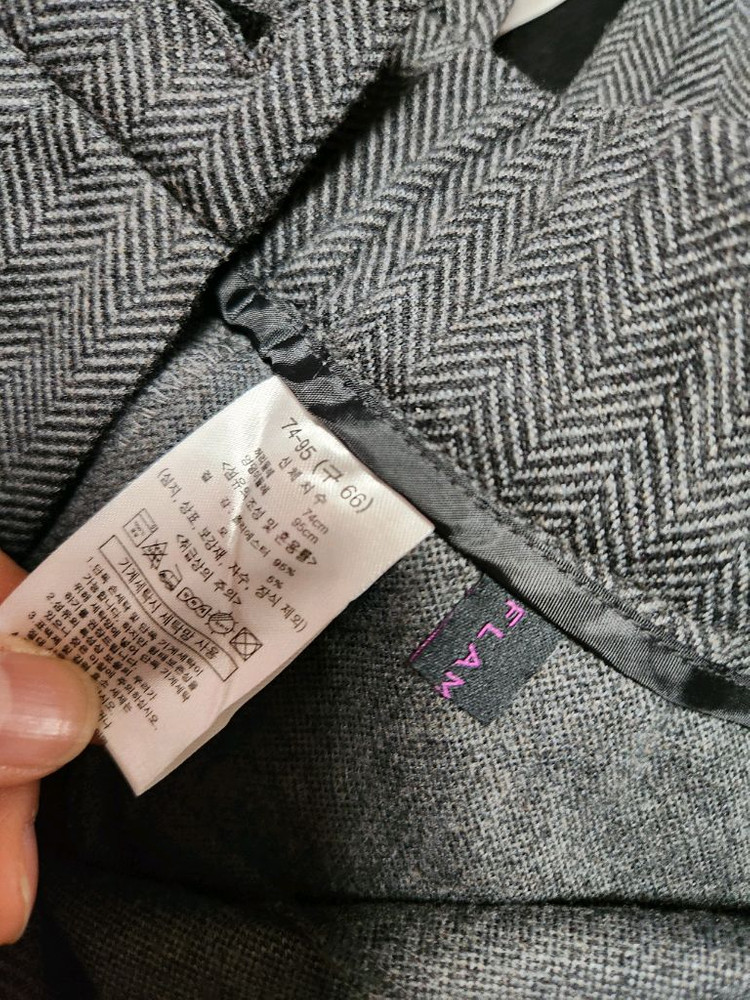 플라밍고 차콜 그레이 부츠컷 슬랙스66 이미지