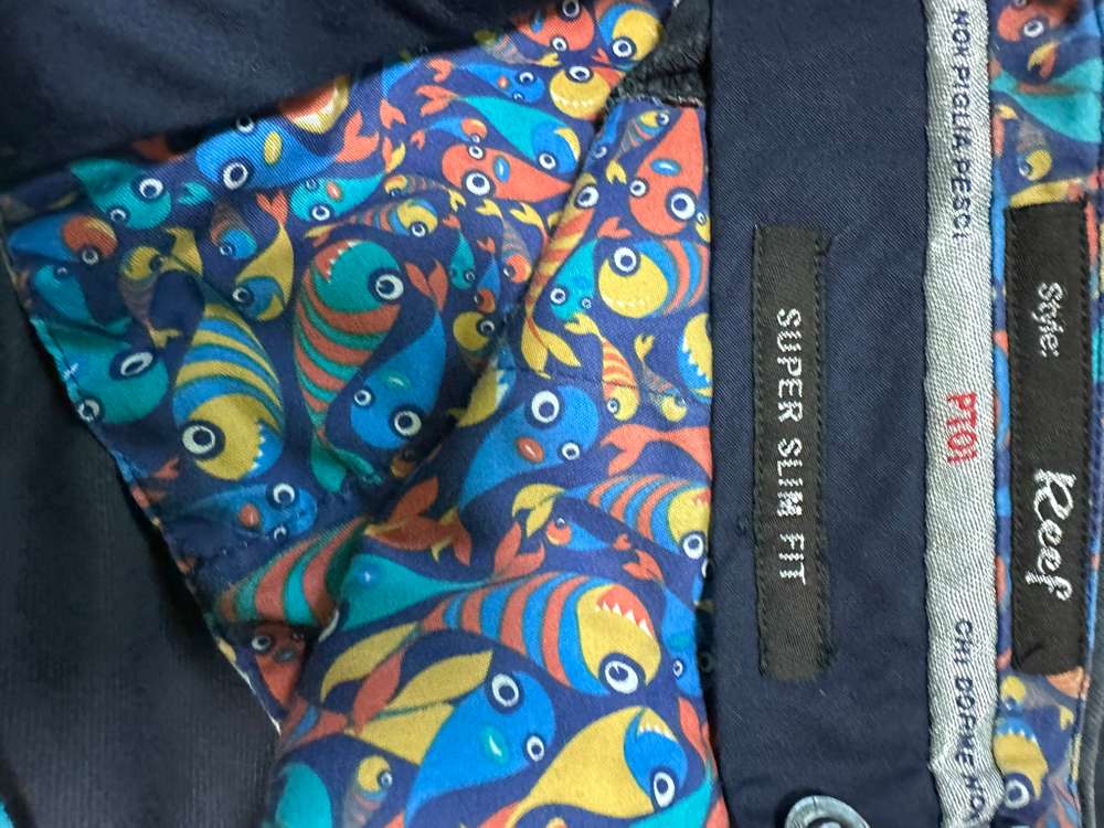 이태리 브랜드 PT01 네이비 면바지 48 사이즈(슬림핏)--2