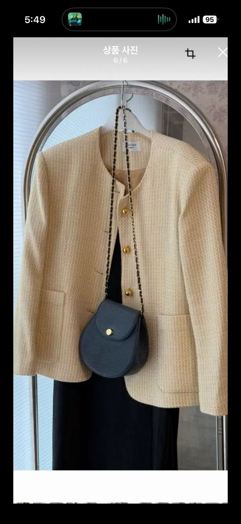 트위드 자켓 이미지