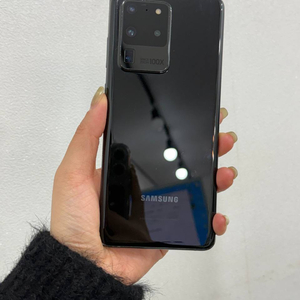 무잔상)갤럭시S20울트라 블랙 256GB Y1631 이미지