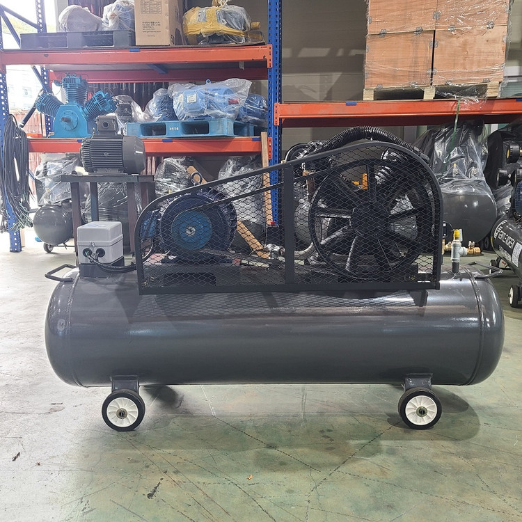 중고 - 5마력 150리터 산업용 피스톤 콤프레샤--7