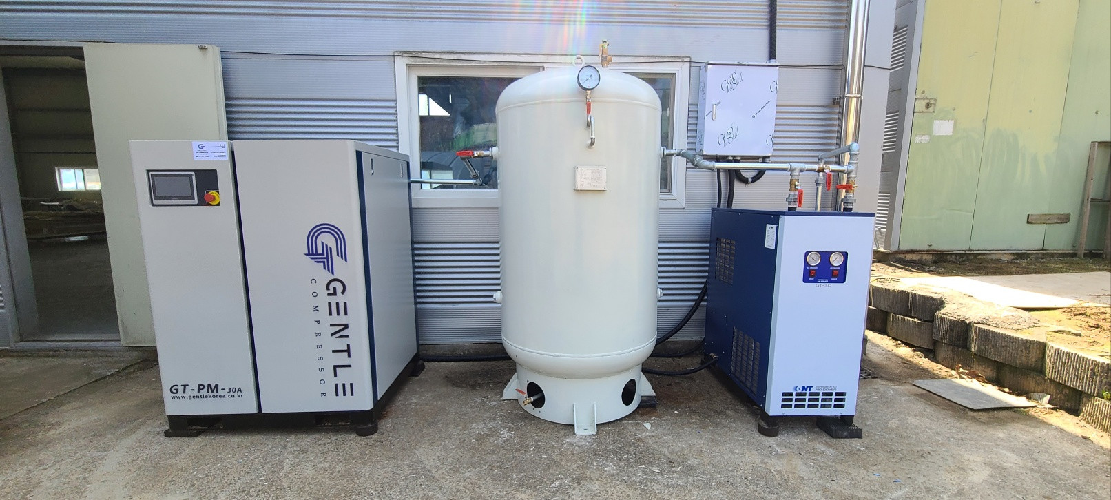 30마력 인버터스크류 콤프레샤-드라이어,탱크포함--5