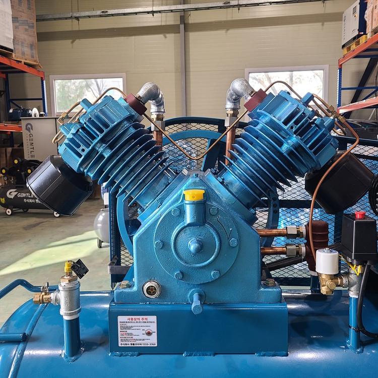 중고 최상급 한신 15마력 500리터 콤프레샤--4