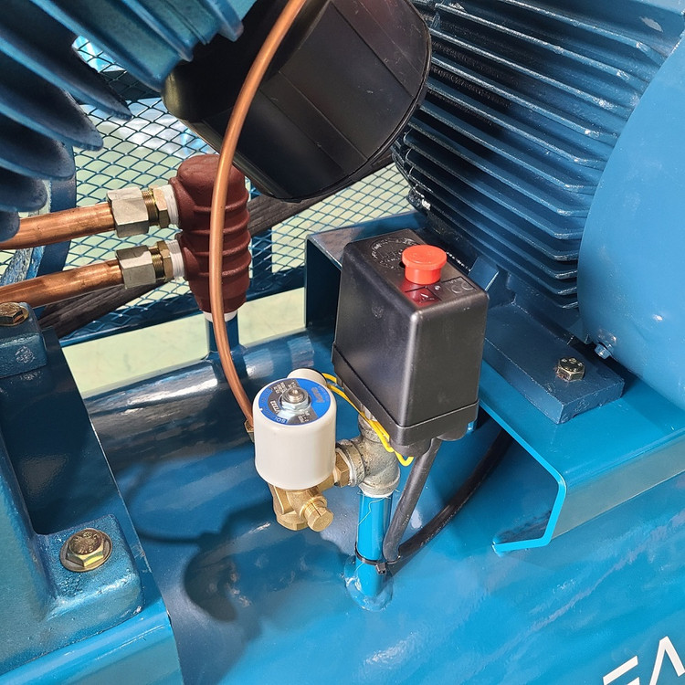 중고 최상급 한신 15마력 500리터 콤프레샤--6