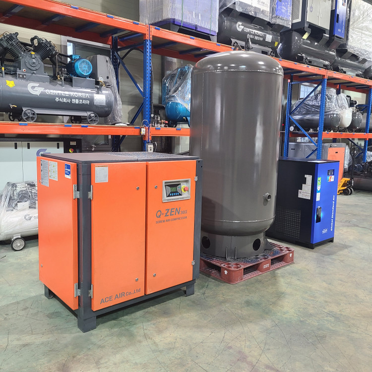 30마력 스크류 콤프레샤 세트 – 중고 콤프레셔--7