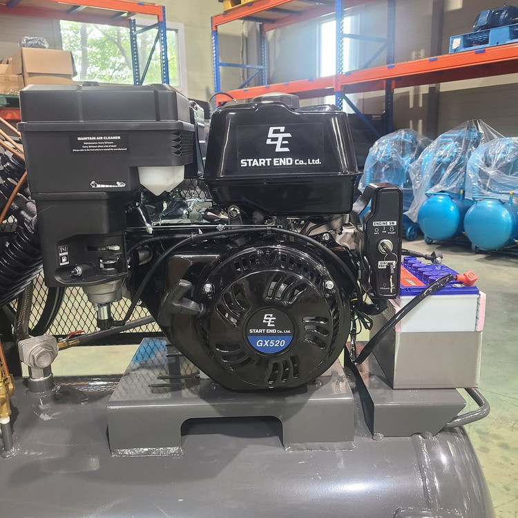 엔진콤프레샤 10마력 400리터 - 1톤적재 중고압 중고 콤프레셔--4