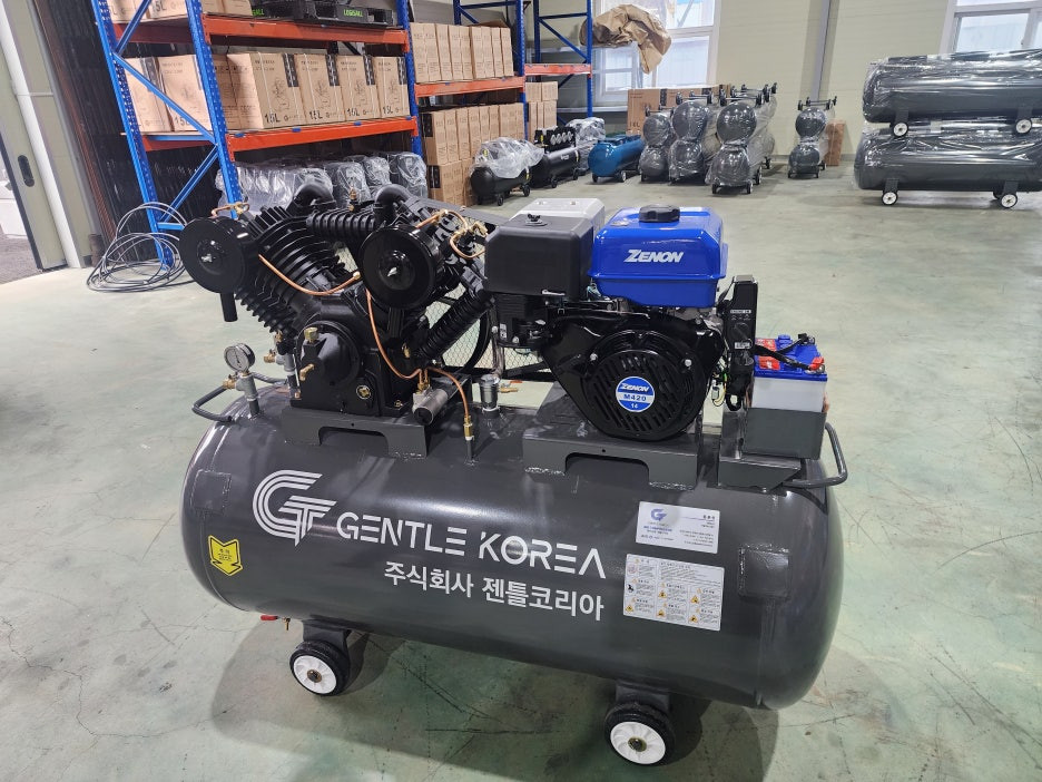 엔진콤프레샤 10마력 400리터 - 1톤적재 중고압 중고 콤프레셔--6