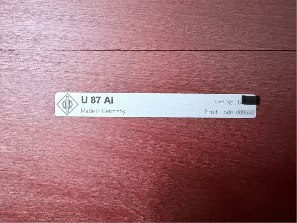 새상품) 노이만 U87 ai 스튜디오 세트 정리합니다 이미지