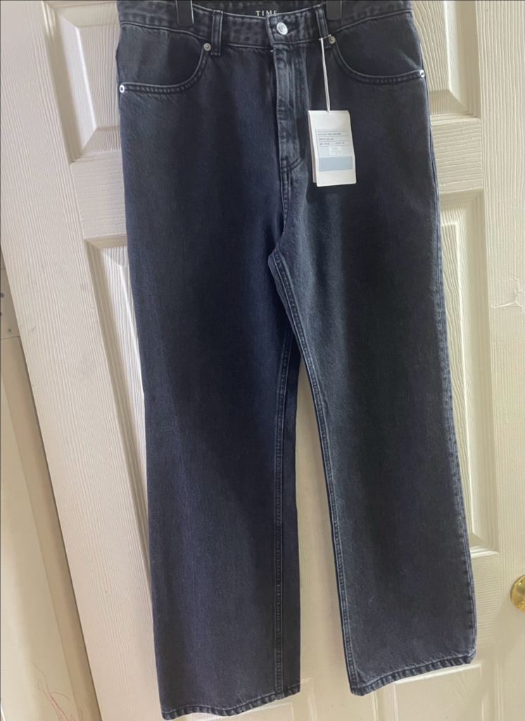 [새상품]타임옴므 플레어 데님 팬츠 78--1