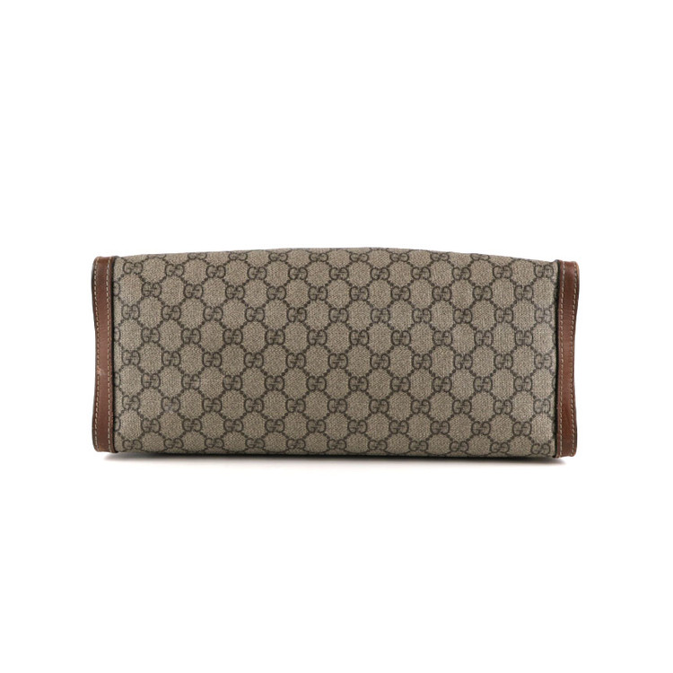 [중고명품다올] 구찌 GG 수프림 패드락 미디움 체인 숄더백 브라운 479197 이미지