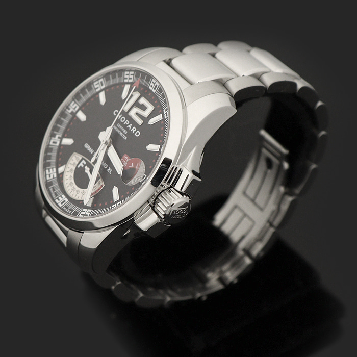 쇼파드 44MM 스틸 오토매틱 밀레밀리아 그란투리스모 GT XL 파워 컨트롤 남성 시계 / 158457-3001 이미지